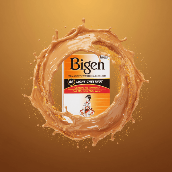 Bigen Permanent Powder Hair Colour 46 - Light Chestnut - CosFair GmbH