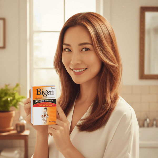 Bigen Permanent Powder Hair Colour 46 - Light Chestnut - CosFair GmbH