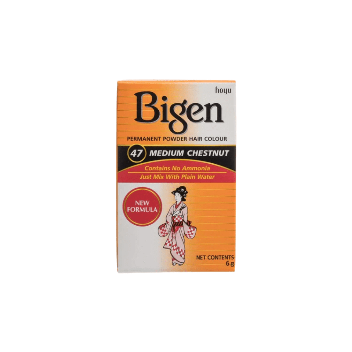 Bigen Permanent Powder Hair Colour 47 - Medium Chestnut - CosFair GmbH