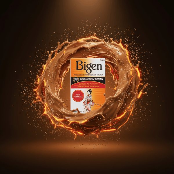 Bigen Permanent Powder Hair Colour 56 - Rich Medium Brown - CosFair GmbH