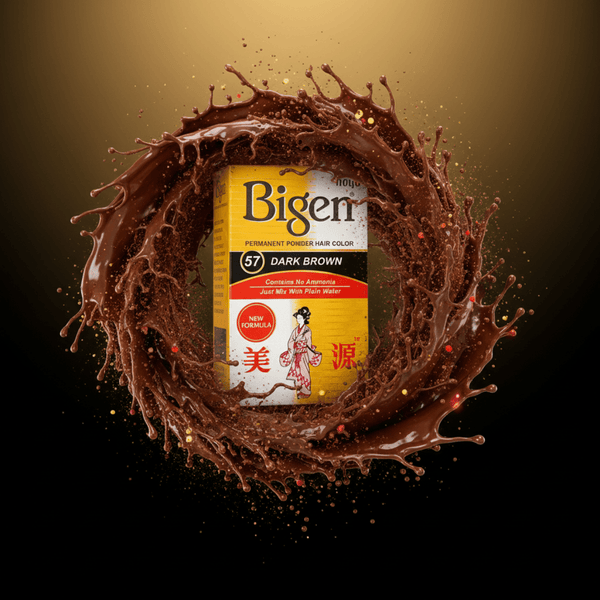 Bigen Permanent Powder Hair Colour 57 - Dark Brown - CosFair GmbH