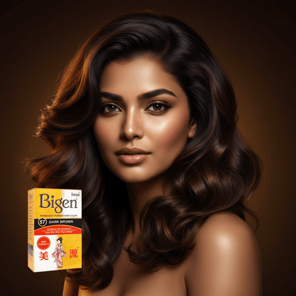 Bigen Permanent Powder Hair Colour 57 - Dark Brown - CosFair GmbH