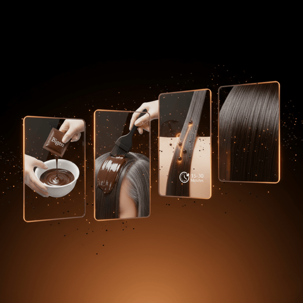 Bigen Permanent Powder Hair Colour 58 - Black Brown - CosFair GmbH