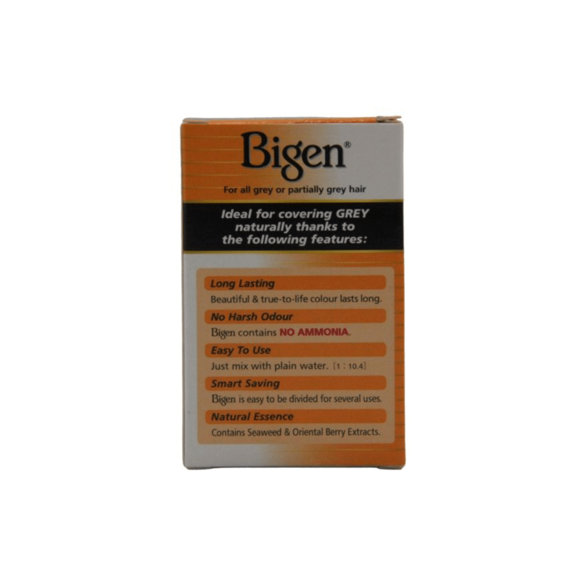 Bigen Permanent Powder Hair Colour 58 - Black Brown - CosFair GmbH