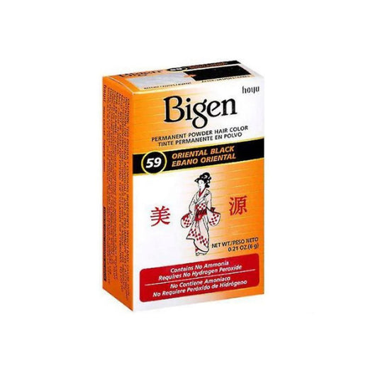 Bigen Permanent Powder Hair Colour 59 Oriental Black - CosFair GmbH