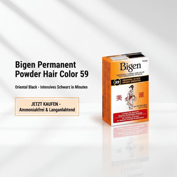 Bigen Permanent Powder Hair Colour 59 Oriental Black - CosFair GmbH