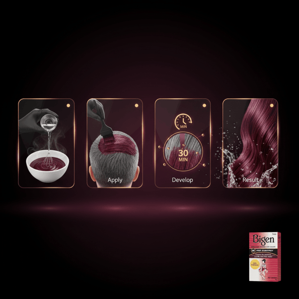 Bigen Permanent Powder Hair Colour 96 - Deep Burgundy - CosFair GmbH