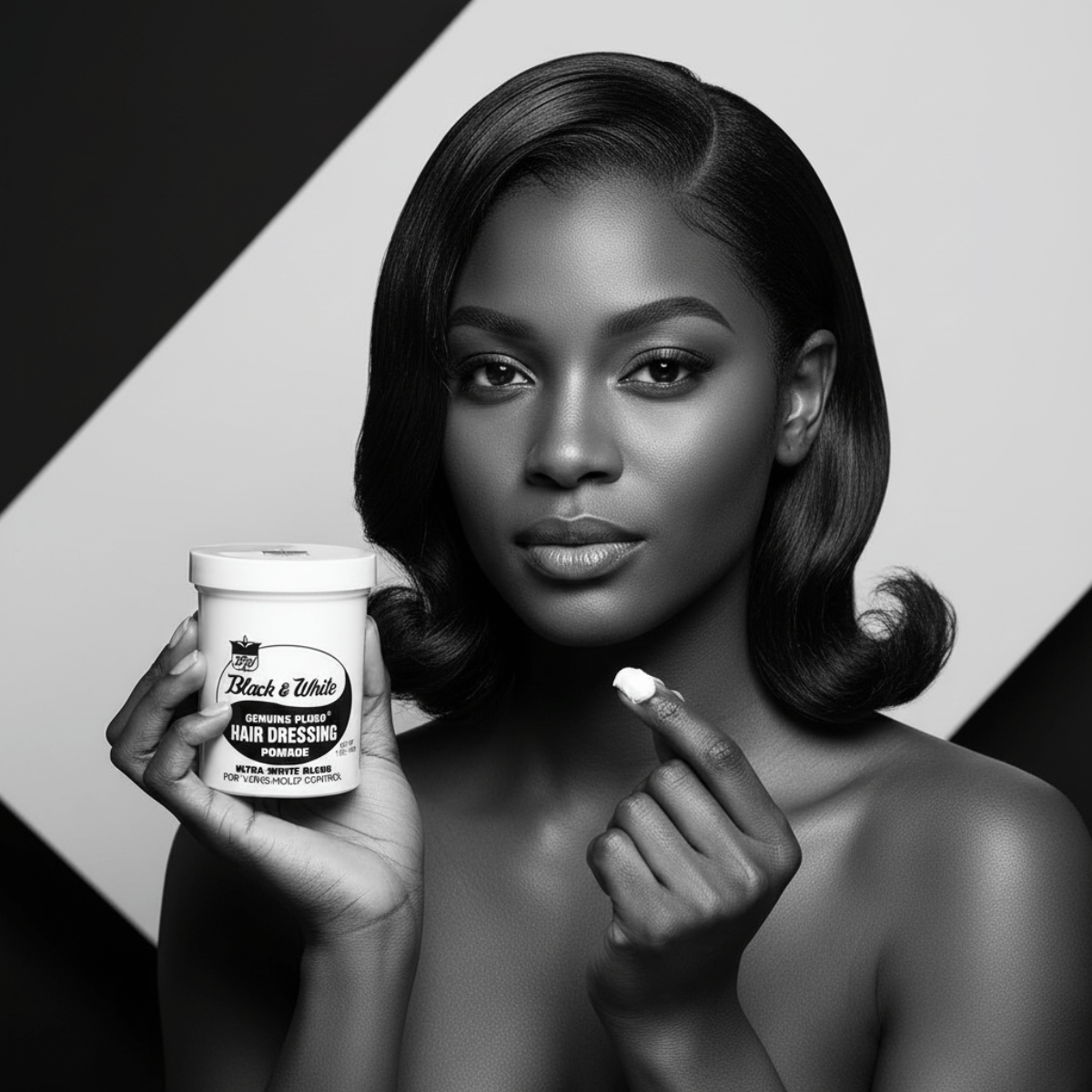 Black & White Lite Genuine Pluko Hair Dressing Pomade 200g – GmbH