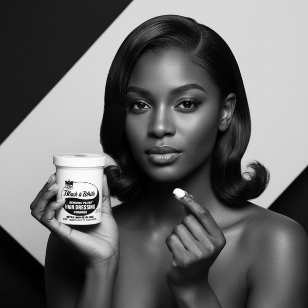 Black & White Genuine Pluko Hair Dressing Pomade 200g - CosFair GmbH