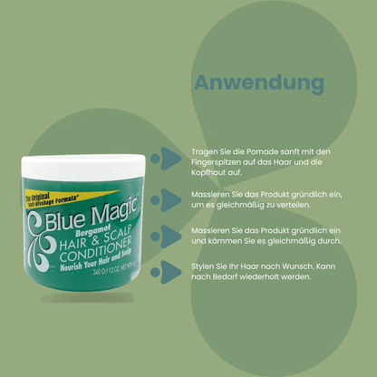 Blue Magic Bergamot Hair &amp; Scalp Conditioner 340g - CosFair GmbH
