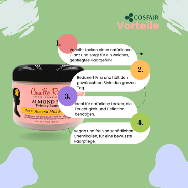 Camille Rose Almond Jai Twisting Butter 240ml - CosFair GmbH