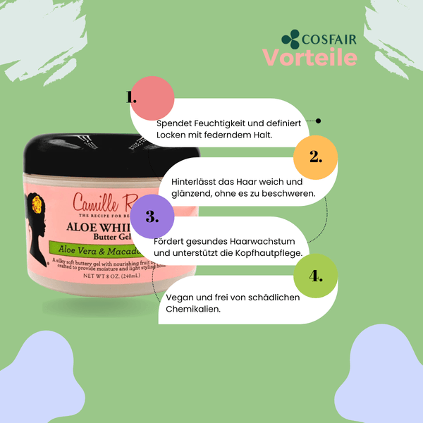 Camille Rose Aloe Whipped Butter Gel 240ml - CosFair GmbH