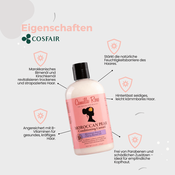 Camille Rose Moroccan Pear Conditioning Custard 355ml - CosFair GmbH