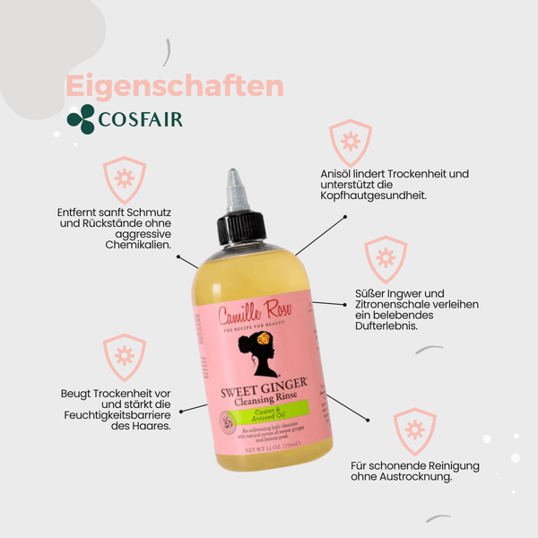 Camille Rose Sweet Ginger Cleansing Rinse 355ml - CosFair GmbH