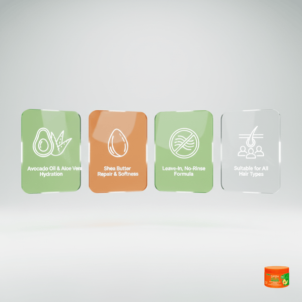 Cantu Avocado Hydrating Repair Leave - in Cream 340g - CosFair GmbH