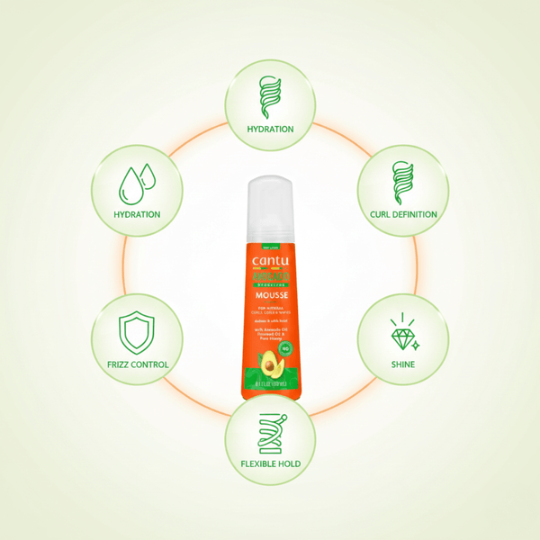 Cantu Avocado Hydrating Styling Mousse 248 ml - CosFair GmbH