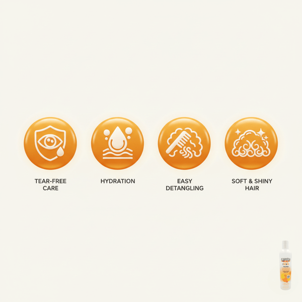 Cantu Care for KIDS Tear Free Nourishing Shampoo 237ml - CosFair GmbH