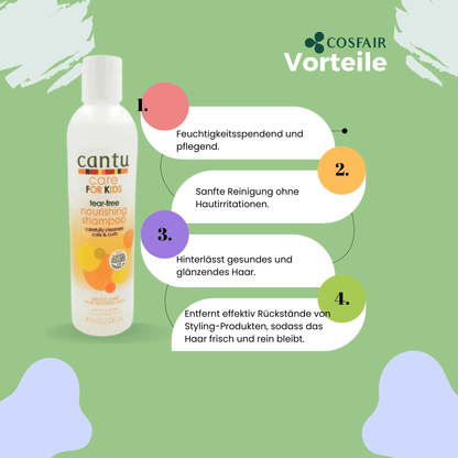 Cantu Care for KIDS Tear Free Nourishing Shampoo 237ml - CosFair GmbH