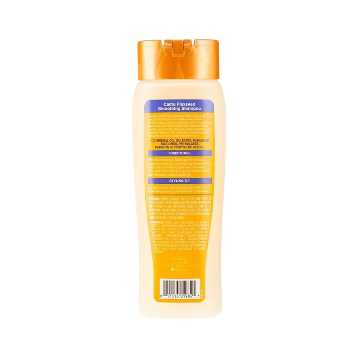 Cantu Flaxseed &amp; Shea Butter Smoothing Shampoo 400ml - CosFair GmbH