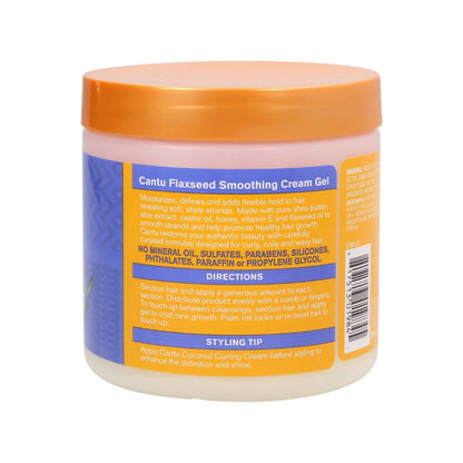 Cantu Flaxseed Smoothing Cream Gel 453g - CosFair GmbH