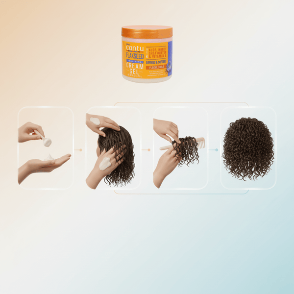 Cantu Flaxseed Smoothing Cream Gel 453g - CosFair GmbH