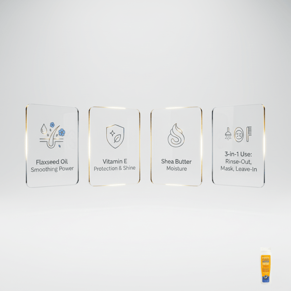 Cantu Flaxseed Smoothing Leave - in Rinse - out Conditioner 400ml - CosFair GmbH