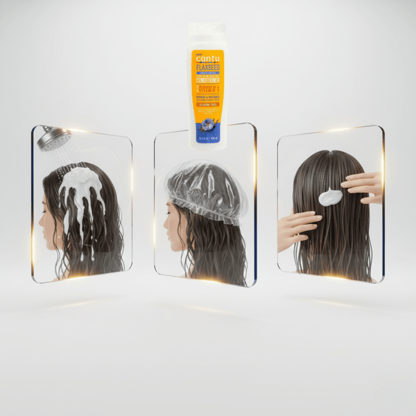 Cantu Flaxseed Smoothing Leave - in Rinse - out Conditioner 400ml - CosFair GmbH