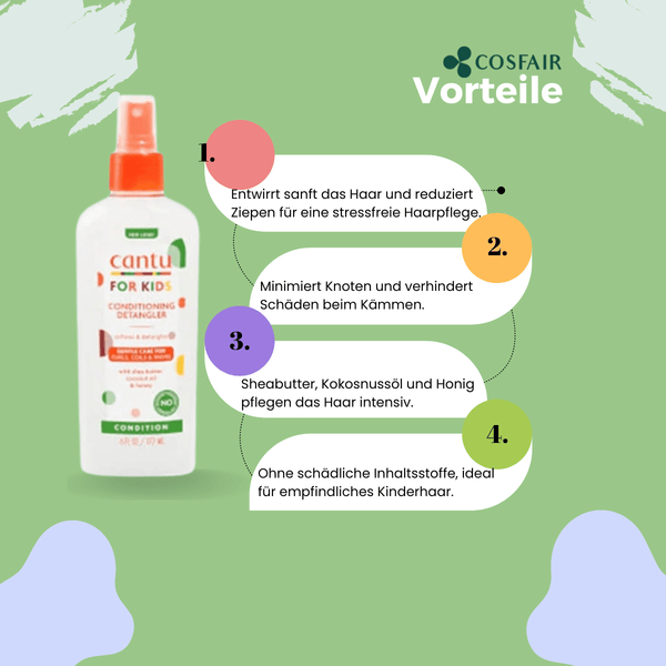 Cantu For Kids Conditioning Detangler 177ml - CosFair GmbH