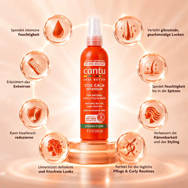 Cantu Shea Butter Coil Calm Detangler - 236ml - CosFair GmbH