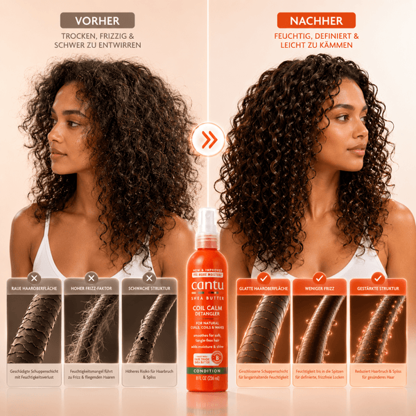 Cantu Shea Butter Coil Calm Detangler - 236ml - CosFair GmbH