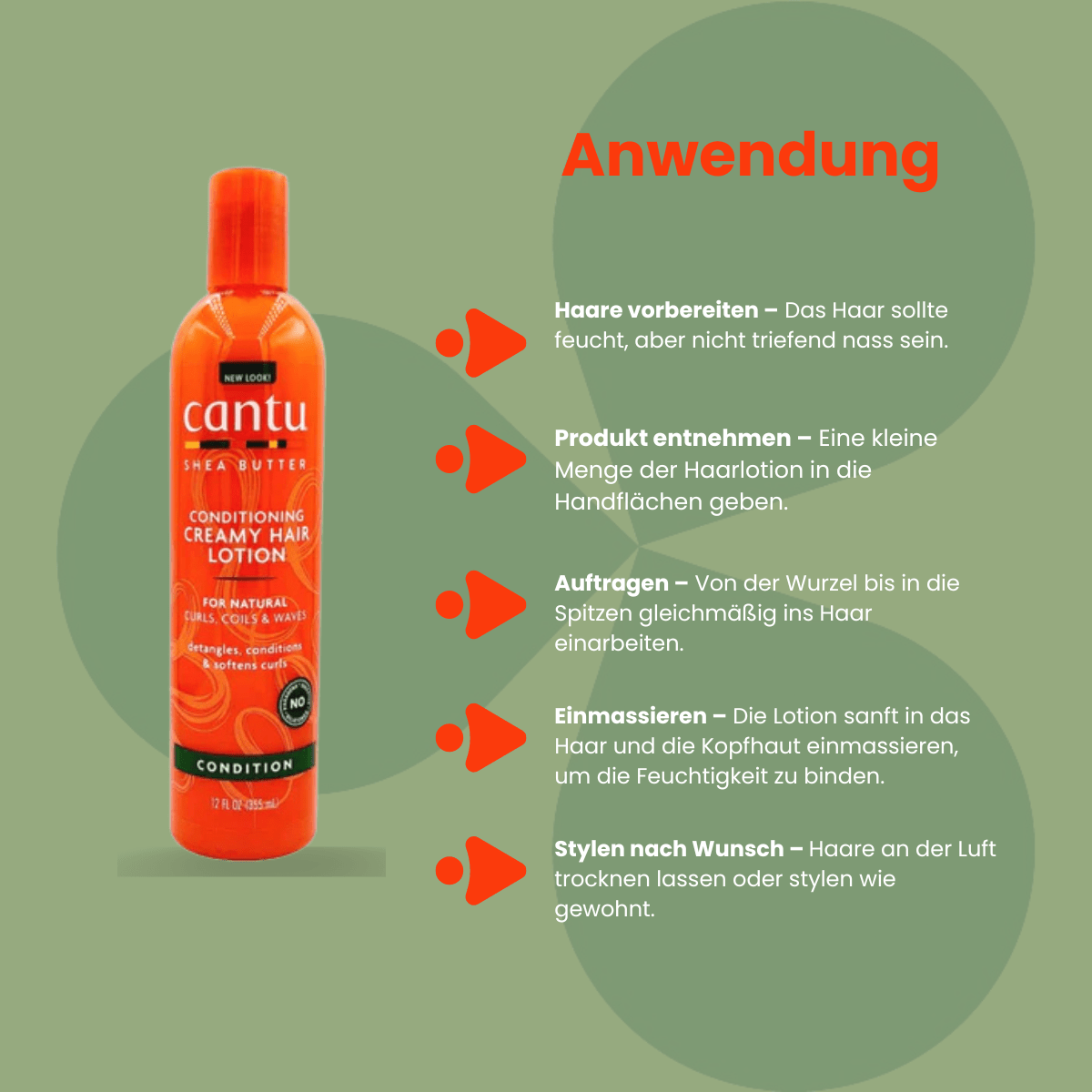 Cantu Shea Butter Conditioning Hair Lotion 355ml - CosFair GmbH