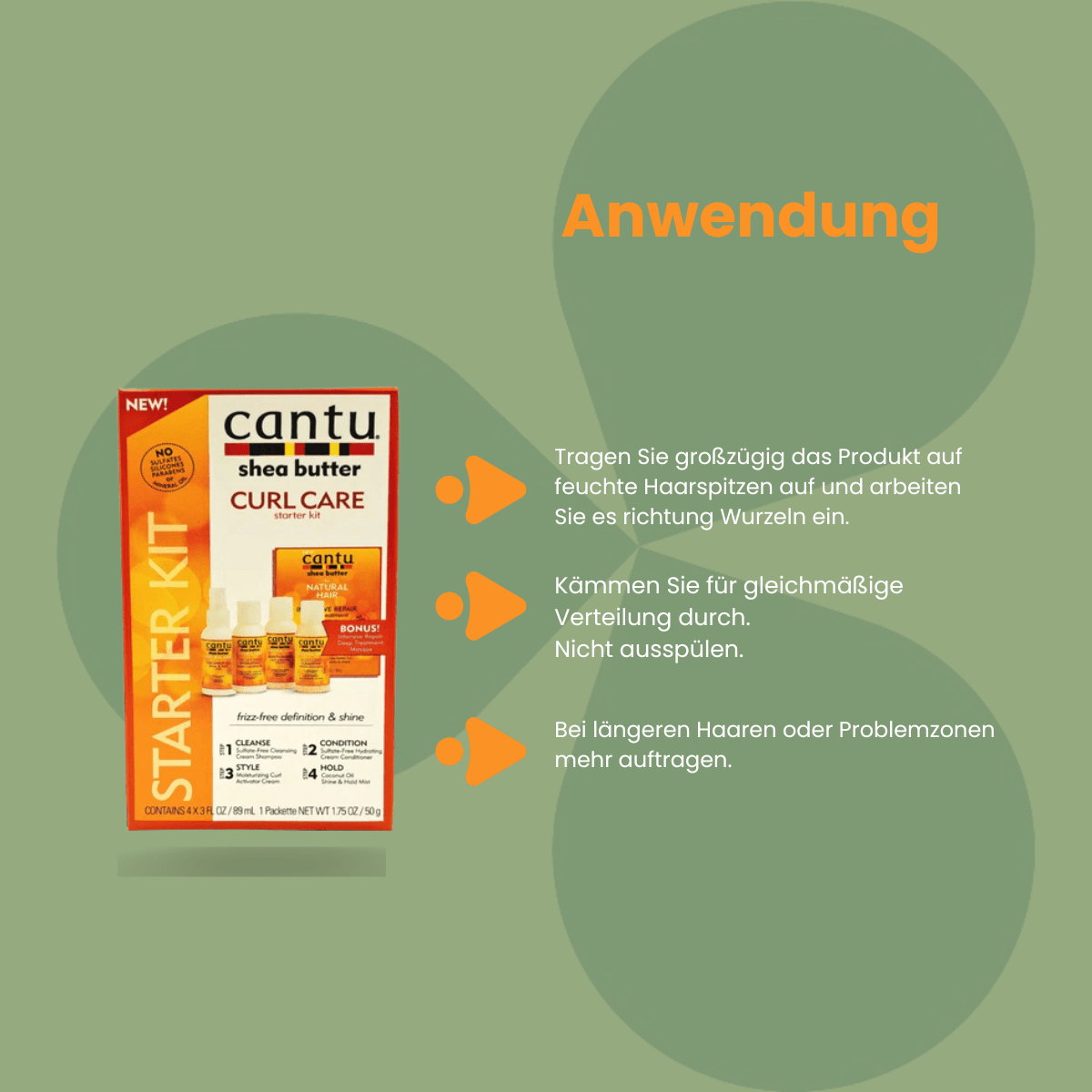 Cantu Shea Butter Curl Care Starter KIT - CosFair GmbH