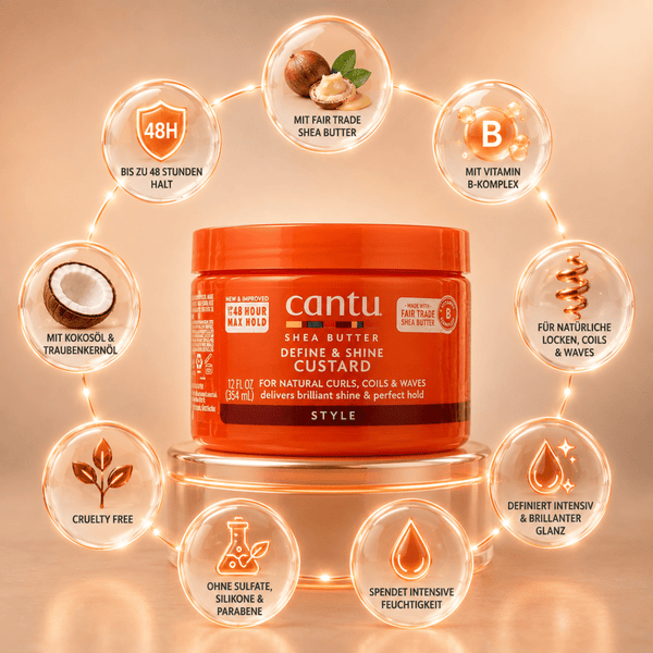 Cantu Shea Butter Define & Shine Custard - 354ml - CosFair GmbH