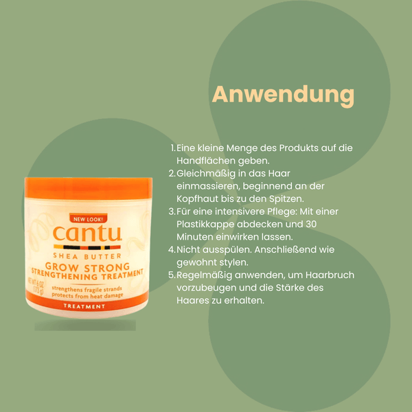 Cantu Shea Butter Grow Strong Strengthening Treatment 173g - CosFair GmbH