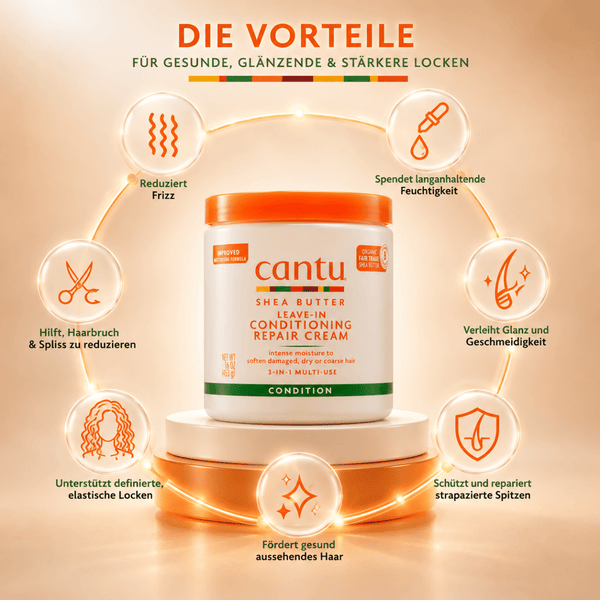 Cantu Shea Butter Leave - in Conditioning Repair Cream - 453g - CosFair GmbH