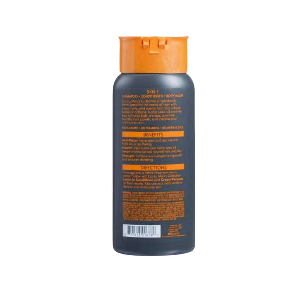 Cantu Shea Butter Men&#039;s Collection 3 - In - 1 Shampoo Conditioner Body Wash - CosFair GmbH