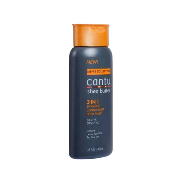 Cantu Shea Butter Men&#039;s Collection 3 - In - 1 Shampoo Conditioner Body Wash - CosFair GmbH