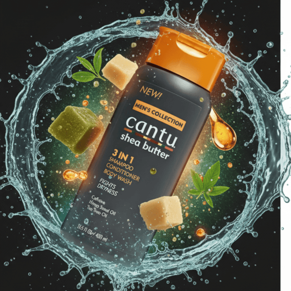Cantu Shea Butter Men's Collection 3 - In - 1 Shampoo Conditioner Body Wash - CosFair GmbH
