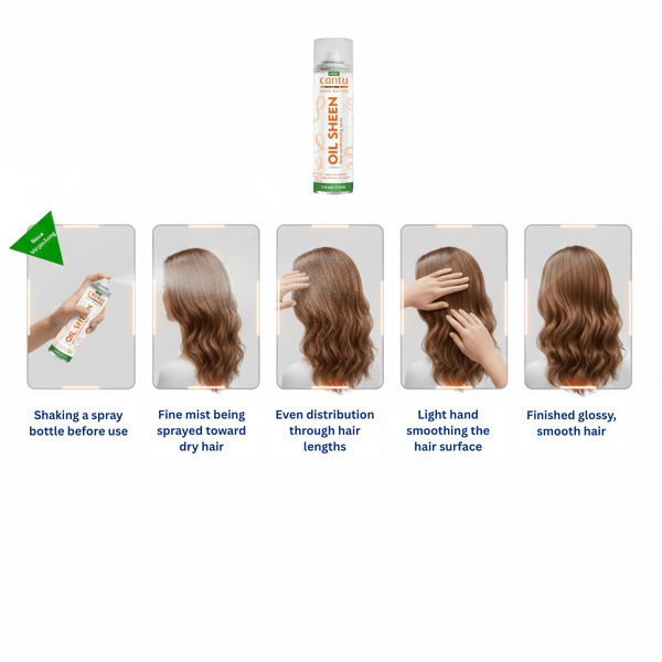 Cantu Shea Butter Oil Sheen Deep Conditioning Spray 382ml - CosFair GmbH