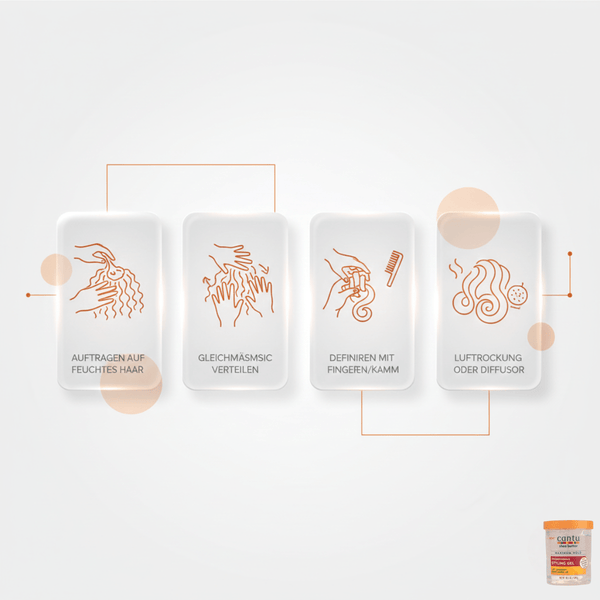 Cantu Shea Butter Styling Gel Jamaican Black Castor Oil 524g - CosFair GmbH