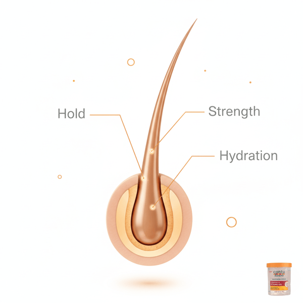 Cantu Shea Butter Styling Gel Jamaican Black Castor Oil 524g - CosFair GmbH