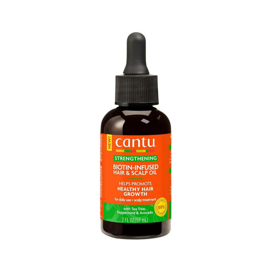 Cantu Strengthening Biotin - Infused Hair & Scalp Oil 59ml - CosFair GmbH