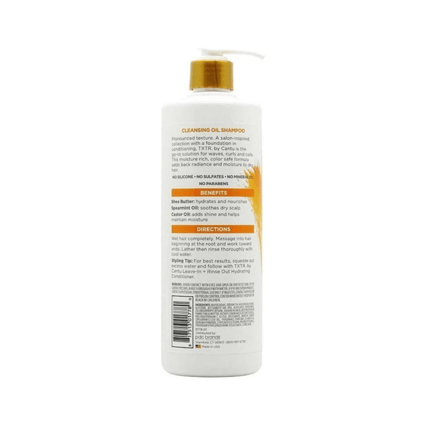 Cantu TXTR Cleansing Oil Shampoo 473 ml - CosFair GmbH