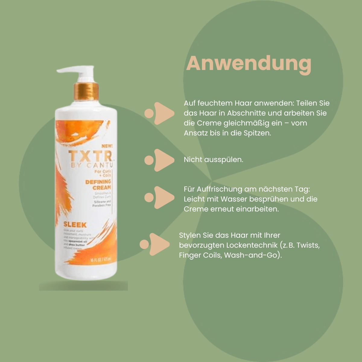 Cantu TXTR For Curls + Coils Defining Cream 473ml - CosFair GmbH