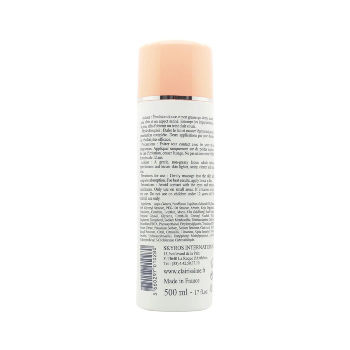 Clairissime Cosmetique Lightening Body Milk 500ml - CosFair GmbH