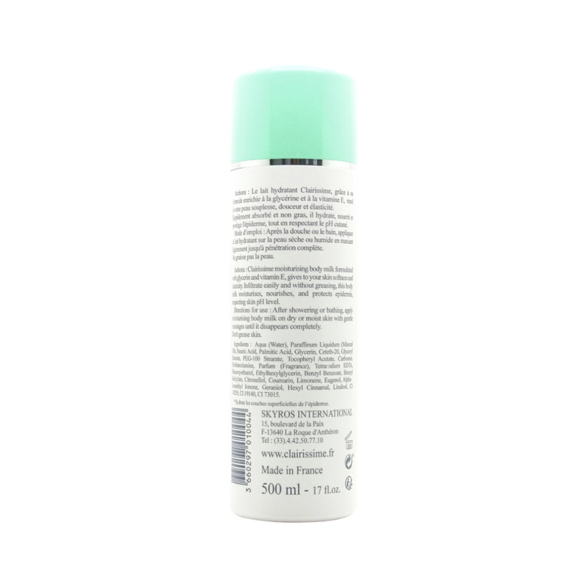 Clairissime Cosmetique Moisturizing Body Lotion 500ml - CosFair GmbH