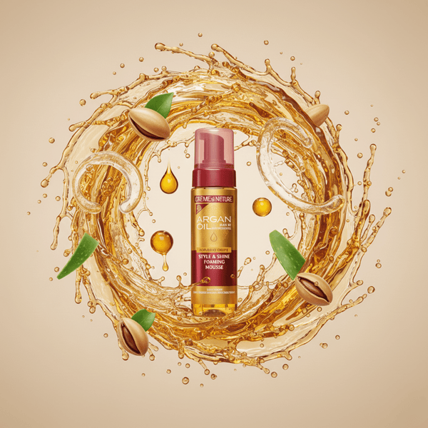 Creme Of Nature Argan Oil Style & Shine Foaming Mousse 207ml - CosFair GmbH