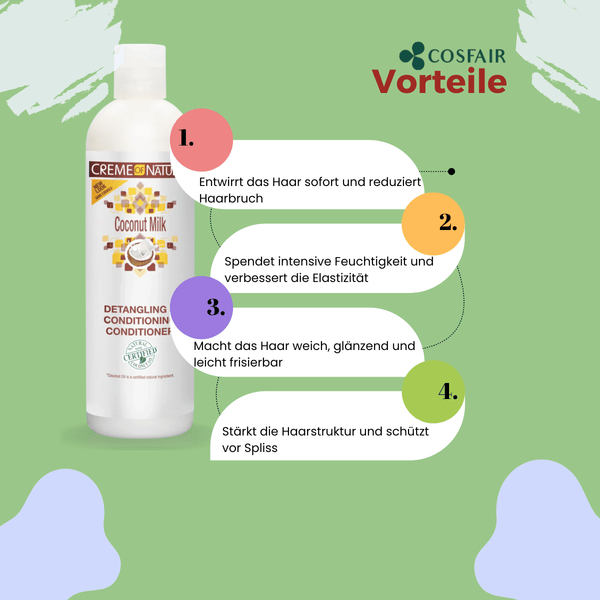Creme of Nature Coconut Milk Detangling Conditioner 354ml - CosFair GmbH