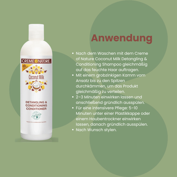 Creme of Nature Coconut Milk Detangling Conditioner 354ml - CosFair GmbH