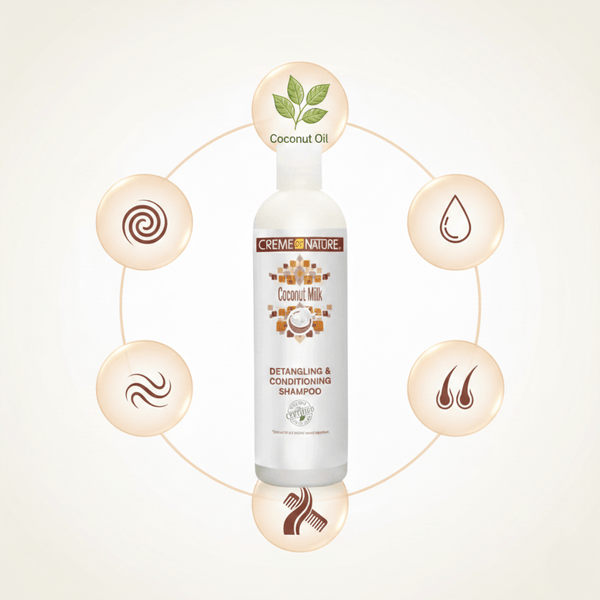 Creme of Nature Coconut Milk Detangling Conditioning Shampoo 354ml - CosFair GmbH